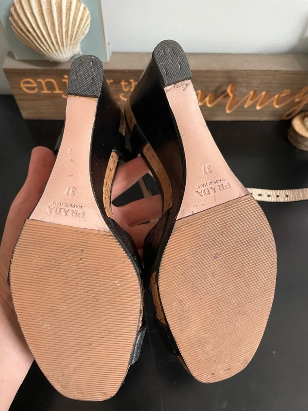Prada wedges size 37